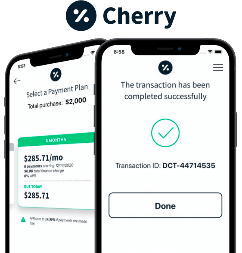 Phone mockup with offer